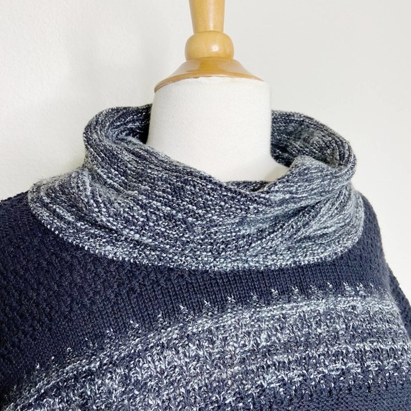 Coldwater Creek Cowl Neck Short Sleeved Sweater - Picture 2 of 6